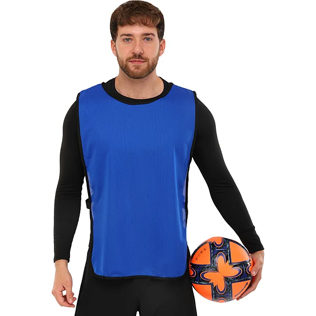 Манишка спортивная игровая с резинкой SP-SPORT CO-1676 (Синий)