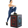 Бокс пліометричний тумба для кросфіту Пліобокс SOFT PLYO BOX LiveUp LP8155 1шт 50х60х75см