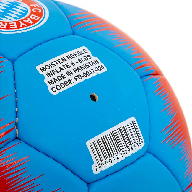 Футбольный мяч
 SOCCERMAX BAYERN FB-0047-820 №5 PU
-голубой