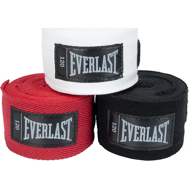 Бинты Everlast CORE HANDWRAPS 3 PACK черный, белый, красный 120 (304,8 см)