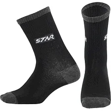 Спортивные носки женские высокие STAR TO120 37-40-UKR / 24-26см (Черный)