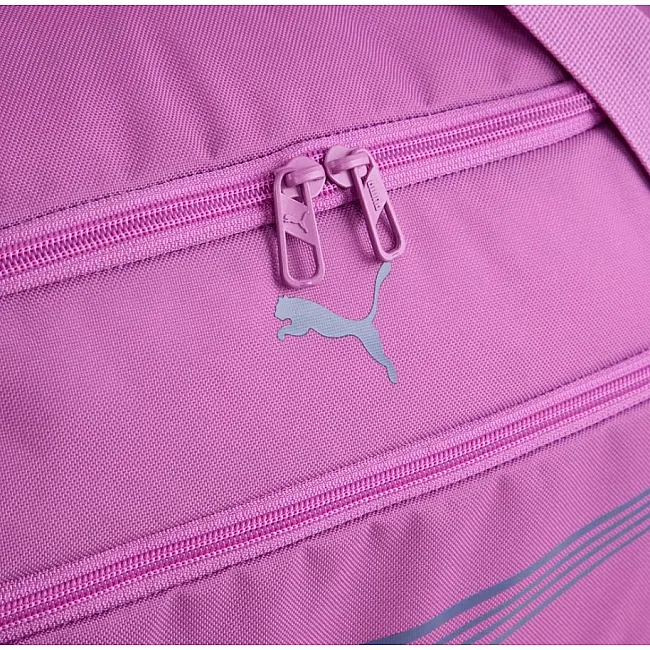Сумка спортивная Puma FUNDAMENTAL Small Sport 34L черный, розовый 53х28х25 см
