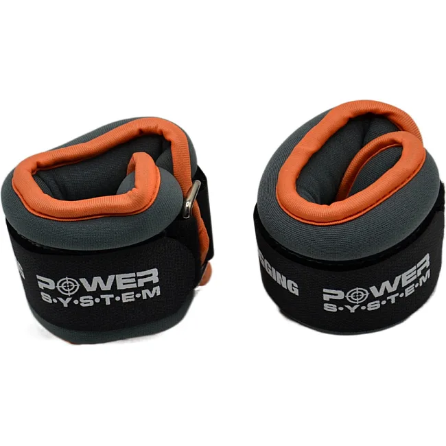Утяжелители-манжеты для ног и рук POWER SYSTEM PS-4073 Ankle Weights (2шт.*2 kg) (пара)