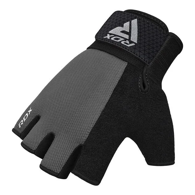 Перчатки для фитнеса RDX W1 Half Gray Plus