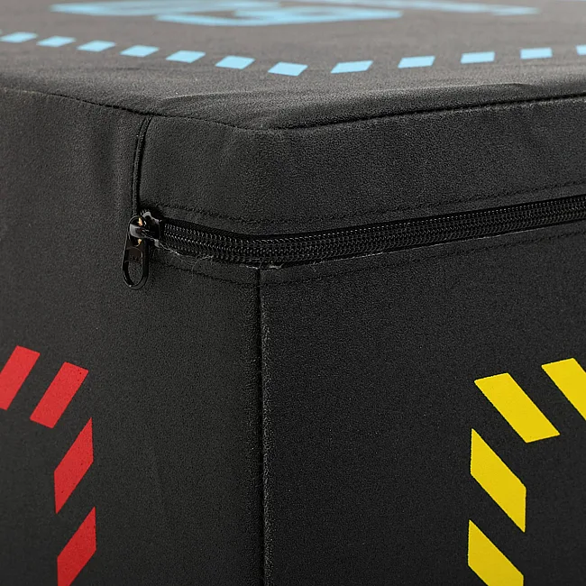 Бокс пліометричний тумба для кросфіту Пліобокс SOFT PLYO BOX LiveUp LP8155 1шт 50х60х75см