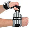 Кистевые бинты STRONG WRIST WRAPS EZOUS C-06 2штуки (Серый-белый)