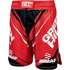 Шорти ММА Green Hill MMI-4022 IMMAF (Червоний)