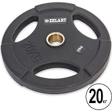 Диск на штангу ZELART TA-5336-50-20 50мм 20кг