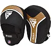 Боксерские лапы RDX T17 Aura Black Gold