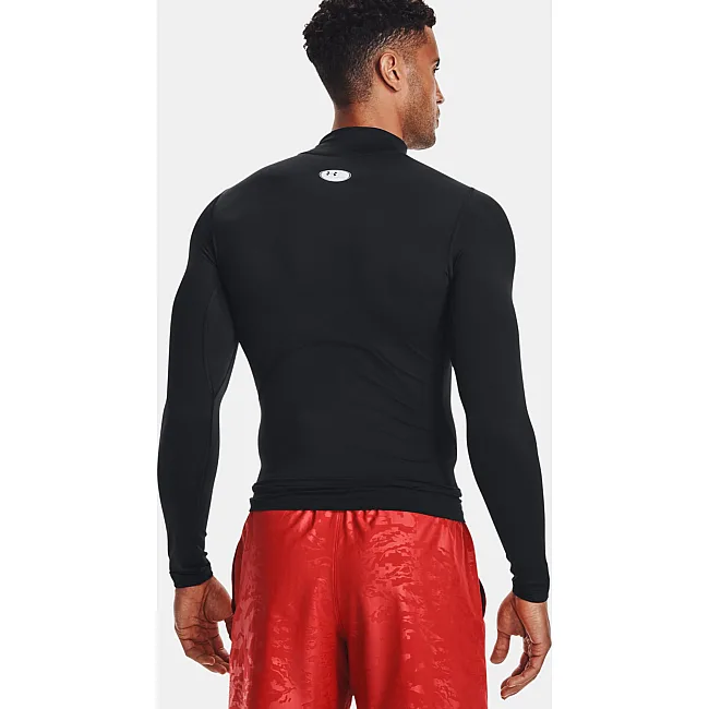 Футболка компрессионная UNDER ARMOUR HeatGear® Mock Black White