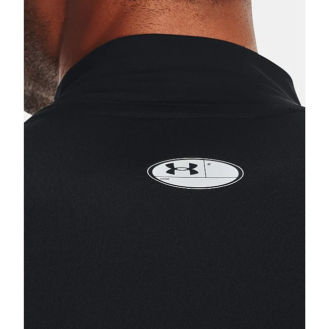 Футболка компрессионная UNDER ARMOUR HeatGear® Mock Black White