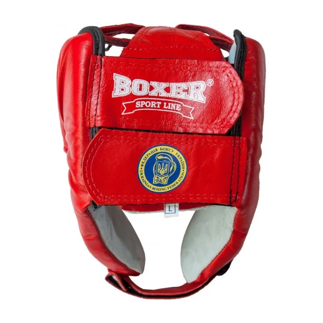 Боксерский шлем Boxer Элит (кожа)