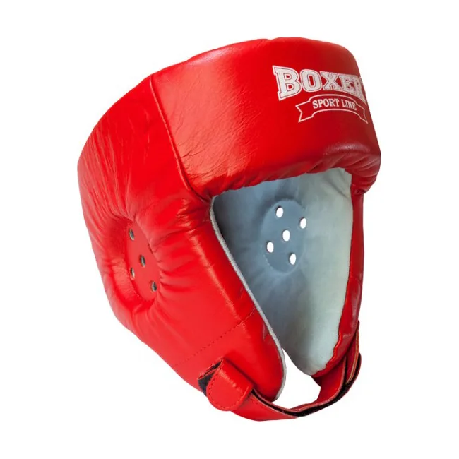Боксерский шлем Boxer Элит (кожа)