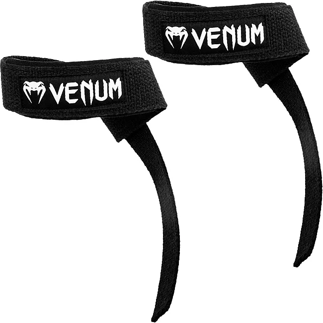 Лямки Venum Hyperlift Weightlifting Straps Black