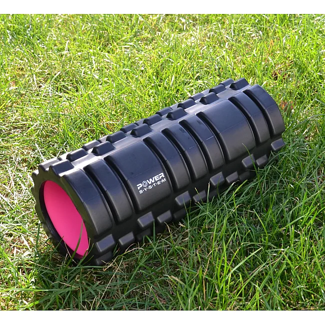 Масажний роллер (МФР рол) POWER SYSTEM PS-4050 Black/Pink (33x15см.)