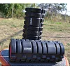 Масажний роллер (МФР рол) POWER SYSTEM PS-4050 Black/Pink (33x15см.)