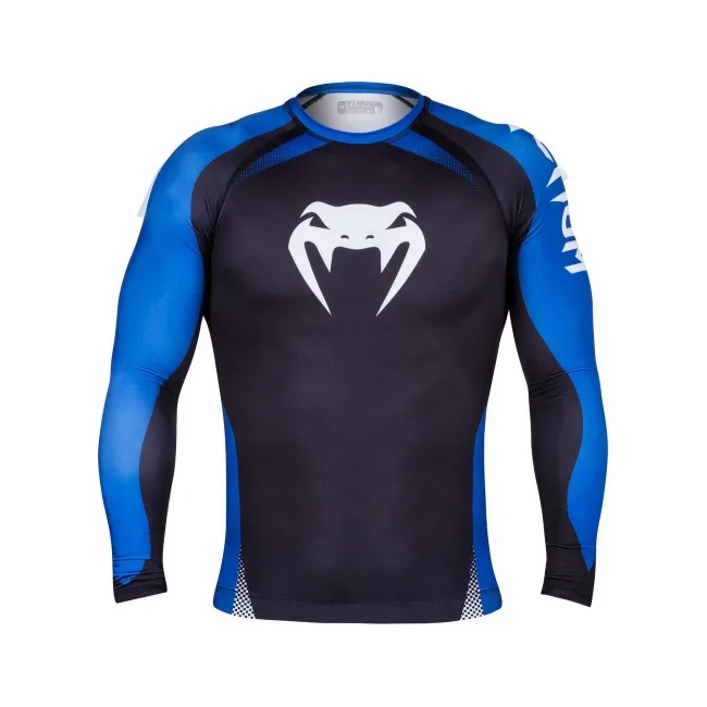 Рашгард VENUM No Gi IBJJF Approved Black Blue