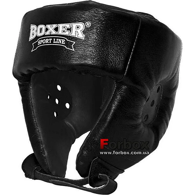 Боксерский шлем Boxer Элит (кожа)