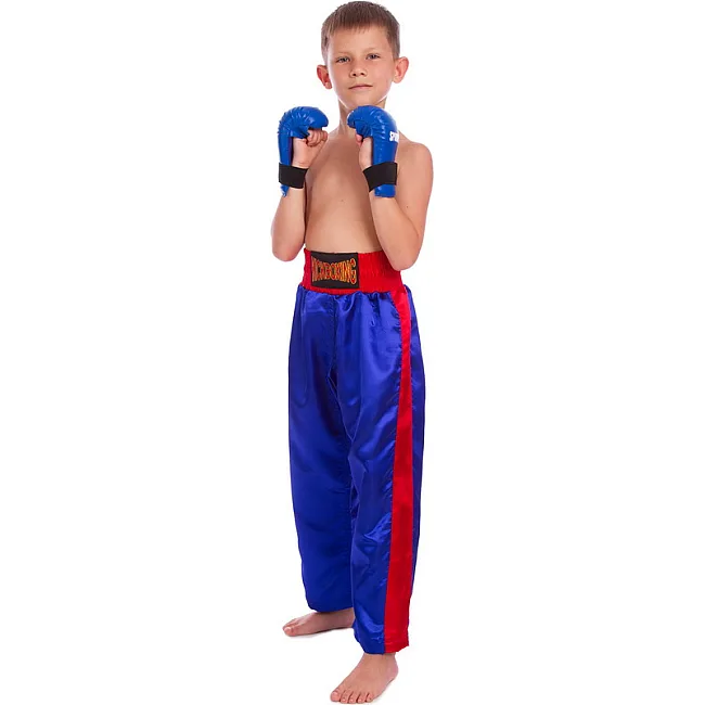 Штаны для кикбоксинга детские MATSA KICKBOXING MA-6733