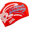 Шапочка для бассейна силиконовая для взрослых MADWAVE Bunny M057415 (Красный)