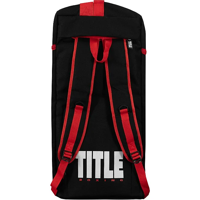 Спортивна сумка TITLE Boxing Champion Sport Bag/Backpack Black/Red