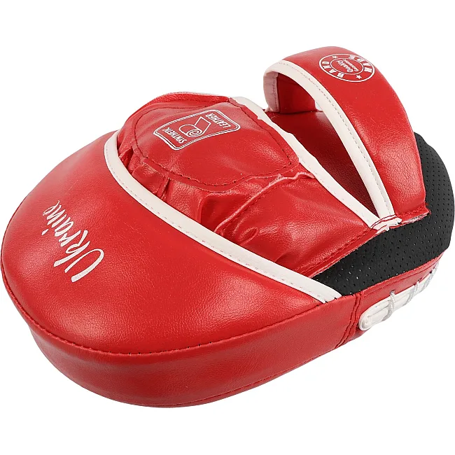 Лапа боксерская изогнутая тренировочная BOXER NEW 2013-N (Синий)