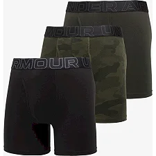 Трусы UNDER ARMOUR Performance Cotton - Print 6 In 3pk черный (для мужчин)