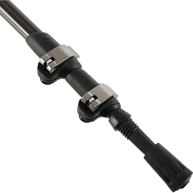 Палка для скандинавской ходьбы Bergsteiger SP-SPORT TY-7013 63-135см (Черный)