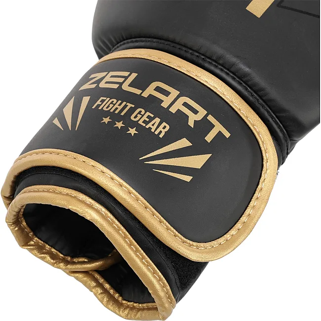 Перчатки для бокса ZELART BO-7519 (Черный)