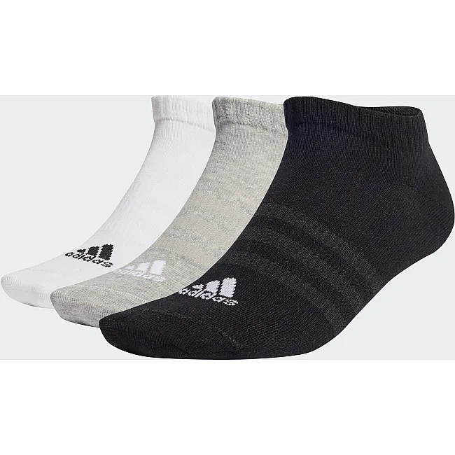 Шкарпетки ADIDAS T SPW LOW 3P сірий, білий, чорний