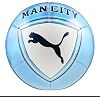 Футбольний м'яч Puma MCFC CULTURE Ball білий, блакитний 5