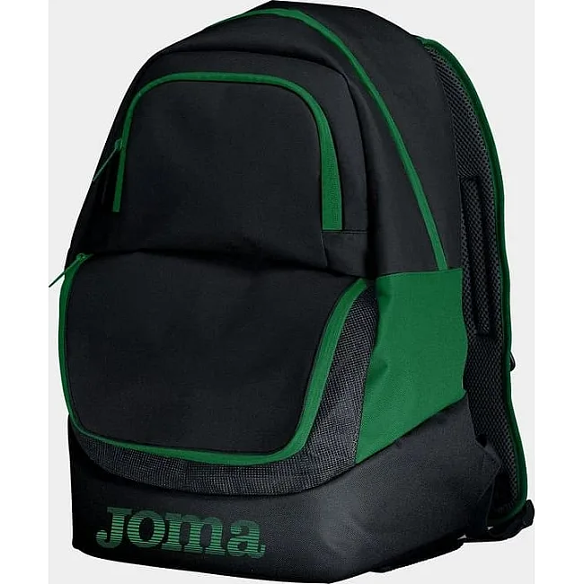 Рюкзак Joma DIAMOND II чорний, зелений 47 х 32 х 32 см