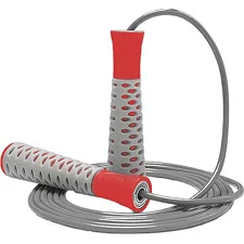 Скакалка PowerPlay 4206 Jump Rope PRO+ Серо-красная (2,75m.)