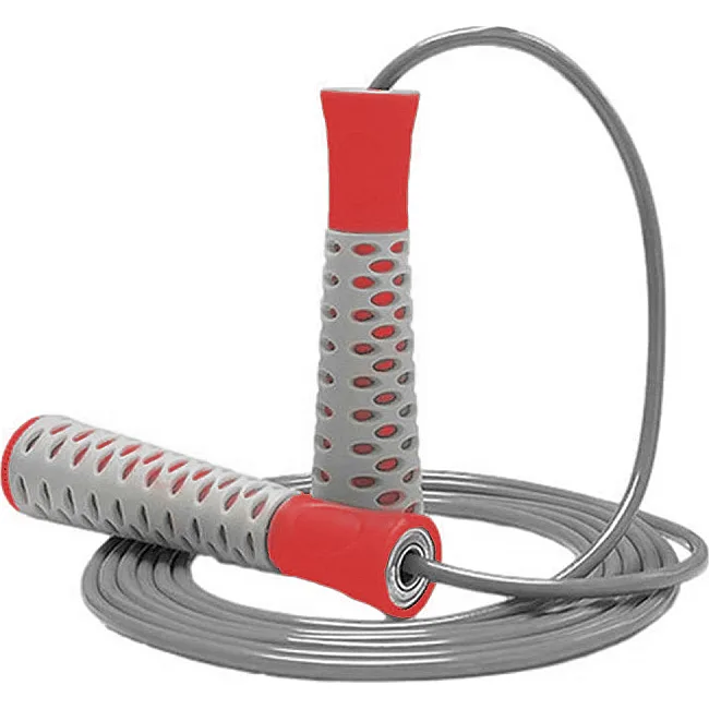 Скакалка PowerPlay 4206 Jump Rope PRO+ Серо-красная (2,75m.)