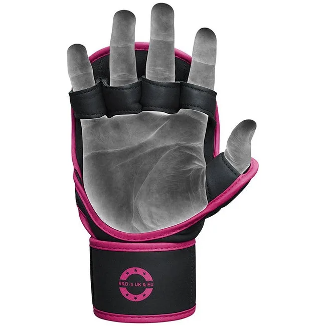 Рукавиці для ММА F6 MATTE PINK PLUS