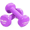Гантели для фитнеса виниловые ZELART Beauty TA-5225-1_5 (Розовый)