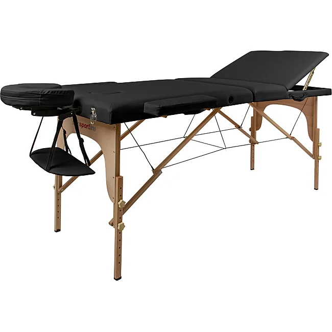 Масажний стіл inSPORTline Japane 3-Piece Wooden - чорний