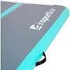 Килимок надувний Airtrack inSPORTline Airstunt 300x100x10 см, сіро-бірюзовий