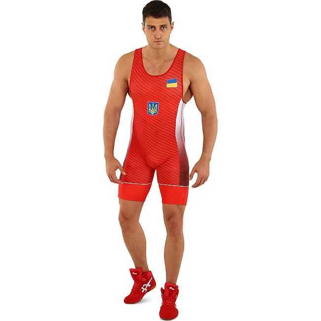 Трико для боротьби чоловіче UKRAINE SP-SPORT

 JY-0724 зріст 160 см
 см
-200см (Червоний)