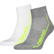 Носки Head ALL SPORTS PERFORMANCE QUARTER 2P серый, белый