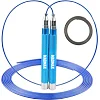 Скакалка скоростная на алюминиевая подшипниках MadMax MFA-286 Speed jump rope Blue