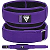 Пояс для тяжелой атлетики RDX RX5 Double Belt неопреновый Purpel