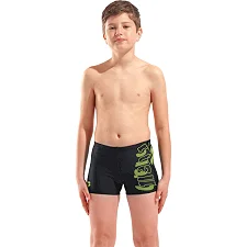 Плавки-шорты для мальчиков Arena TALES SWIM SHORT черный, желтый