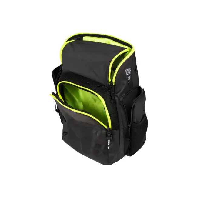Спортивний рюкзак Arena SPIKY III 35L чорний, жовтий 46х30х23 см