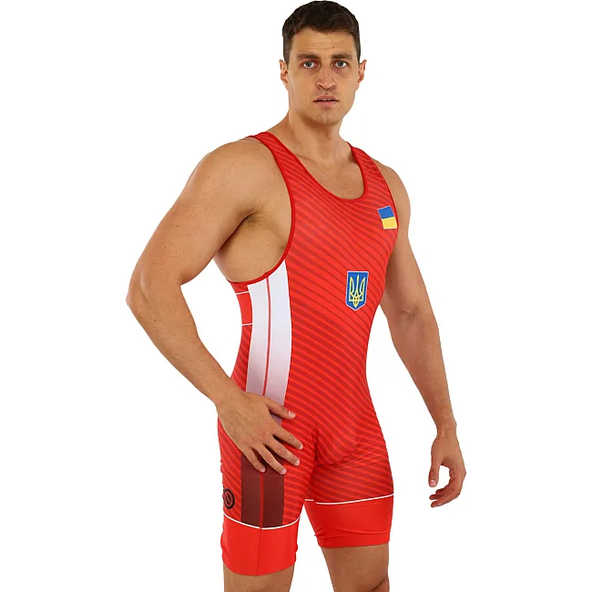 Трико для боротьби чоловіче UKRAINE SP-SPORT

 JY-0724 зріст 160 см
 см
-200см (Червоний)