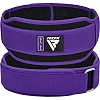 Пояс для тяжелой атлетики RDX RX5 Double Belt неопреновый Purpel
