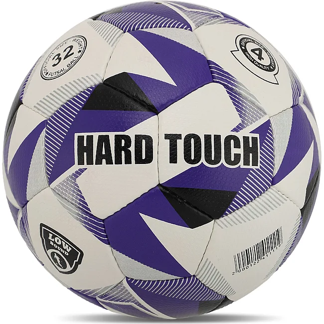 Футзальний м'яч HYDRO TECHNOLOGY HARD TOUCH FB-5039 №4 PU (Білий-фіолетовий)