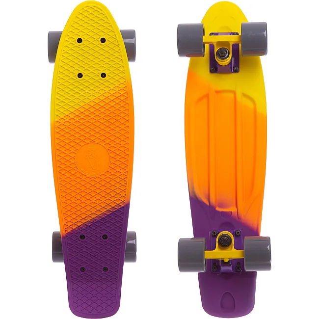 Пенни борд Penny Board круизер пластиковый RUBBER SOFT 22