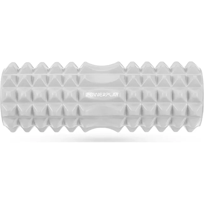 Массажный ролик (роллер) PowerPlay 4405 EVA Massage Roller Серый (33x12см.)