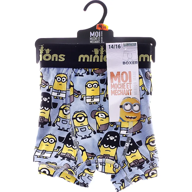 Трусы-боксеры MINIONS NOIR - PIRATE PREHISTOIRE арт.30890253-3